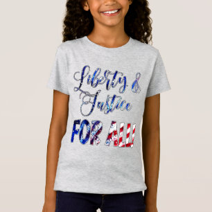 Camiseta Liberdade E Justiça Para Todos
