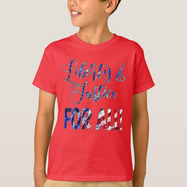 Camiseta Liberdade E Justiça Para Todos (Frente)