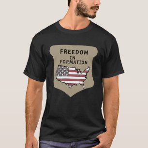 Camiseta Liberdade em formação - Unidade em movimento