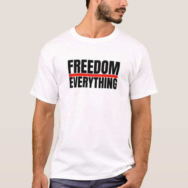 Camiseta Liberdade em tudo (Frente)
