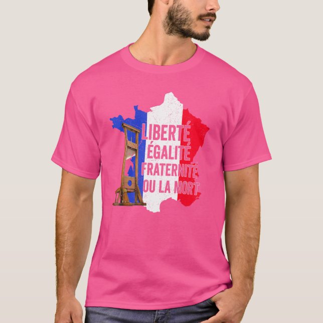 Camiseta Liberdade Igualdade Fraternidade Dia da Bastilha F (Frente)