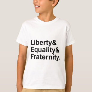 Camiseta Liberdade Igualdade Fraternidade Lema da República