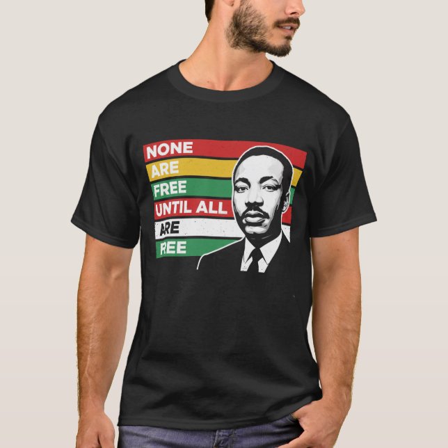 Camiseta Liberdade Igualdade Unidade Negrito Gráfico (Frente)
