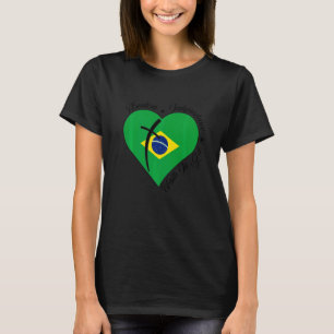Camiseta Liberdade Independência Fé em Deus Brasil Cristão