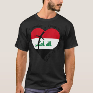 Camiseta Liberdade Independência Fé em Deus Iraque Cristão