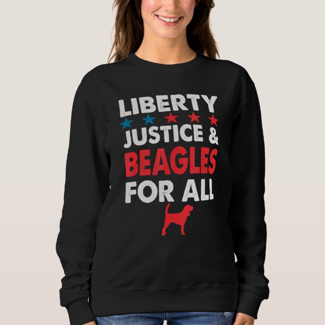 Camiseta Liberdade Justiça E Beagles Para Todos (Frente)
