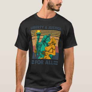 Camiseta Liberdade LGBT E Justiça Para Todas As Vintagens