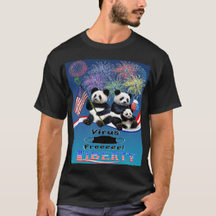 CAMISETA LIBERDADE LIVRE DE VÍRUS