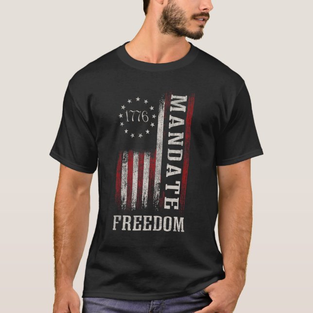 Camiseta Liberdade Médica Mandada Não Cumprirá (Frente)