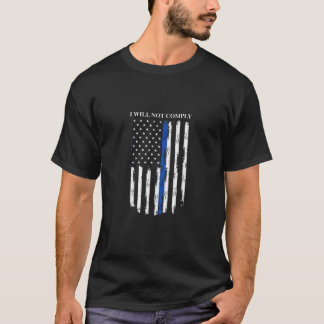Camiseta Liberdade Médica Não Cumprirei Mandatos