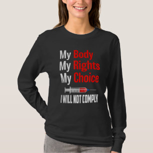 Camiseta Liberdade Médica Não Cumprirei Nenhum Mandato 3