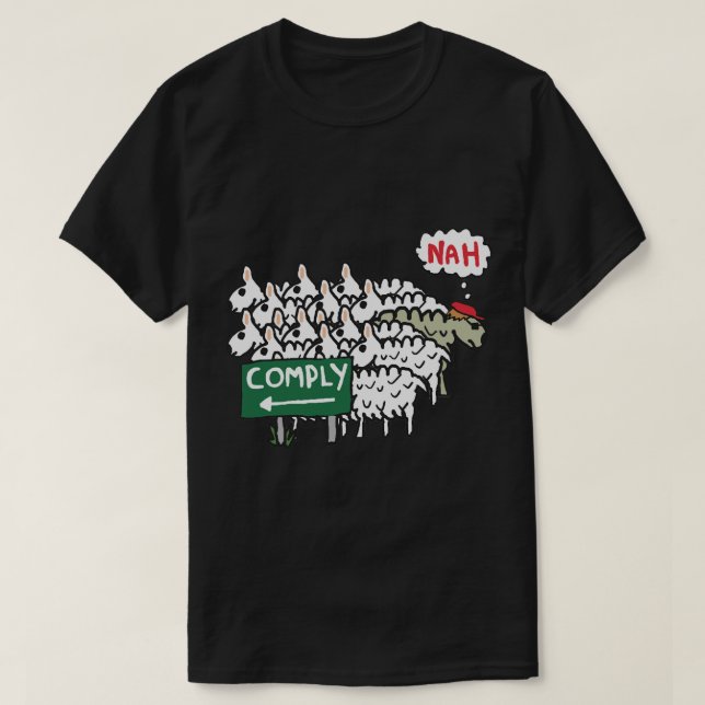 Camiseta Liberdade Médica Não Cumprirei Nenhum Mandato Grat (Frente do Design)