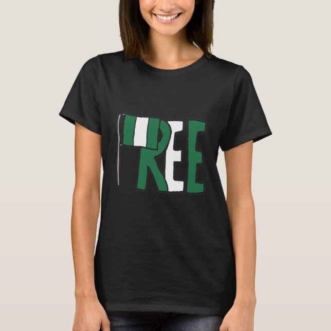Camiseta Liberdade na Nigéria (Frente)