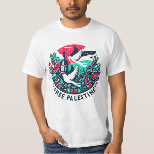 Camiseta Liberdade na Palestina: Apoiar Direitos Humanos e