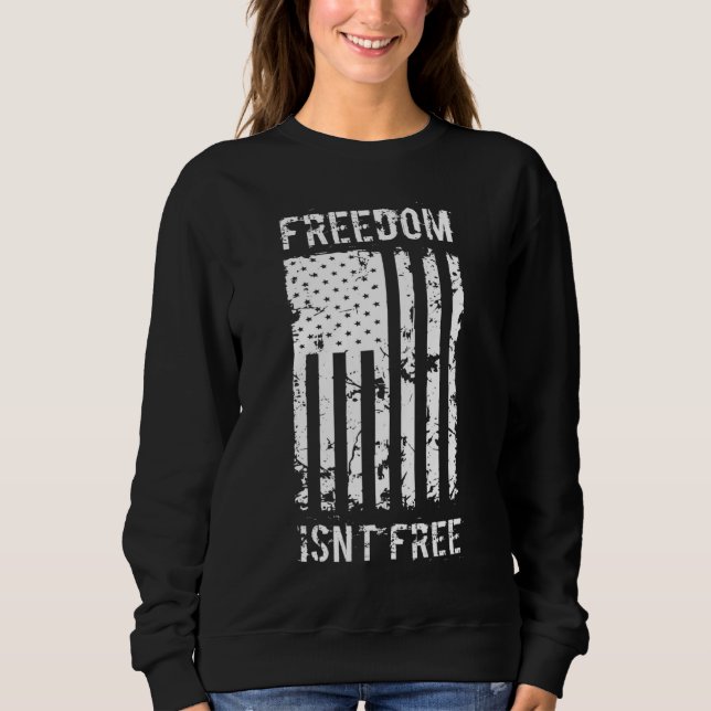 Camiseta Liberdade não é bandeira Patriótica Americana Livr (Frente)