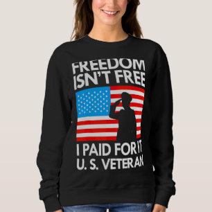 Camiseta Liberdade não é grátis Eu paguei por isso, Veteran