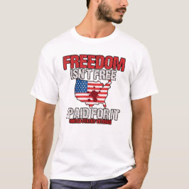 CAMISETA LIBERDADE NÃO É LIVRE, EU PAGUEI POR ISSO ESTADOS 