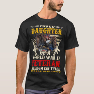 Camiseta Liberdade não é uma filha orgulhosa de um veterano