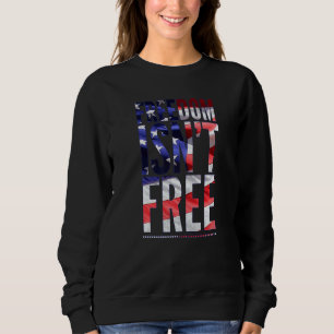Camiseta Liberdade Não É Veterano Livre S Day American Flag