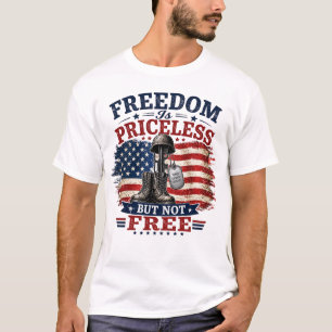 Camiseta Liberdade Não Tem Preço, Não é Grátis Patriótico V