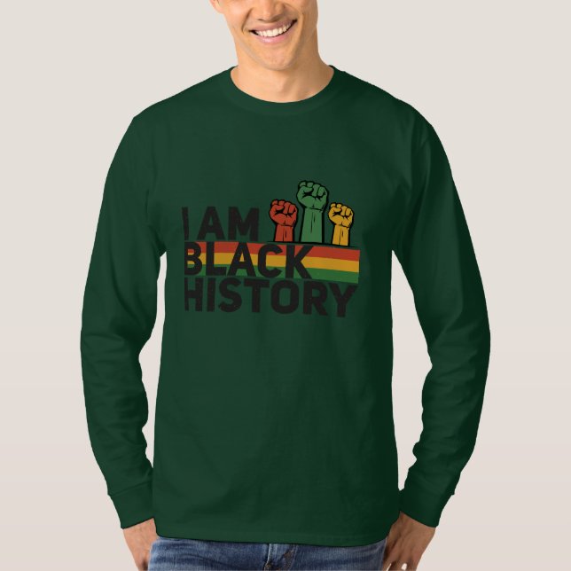 Camiseta Liberdade Negra Décimo Triste Afro-Americana (Frente)