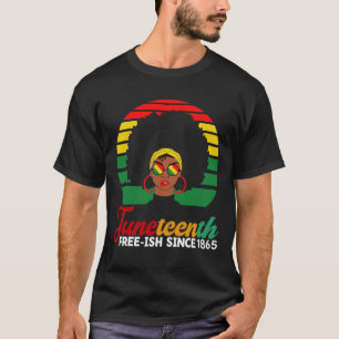 Camiseta Liberdade Negra Livre desde 1865 Juneteenth
