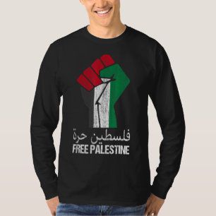 Camiseta Liberdade Palestina Árabe Apoio Palestina e Gaza J