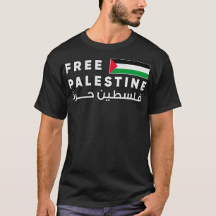 Camiseta Liberdade Palestina Bandeira Árabe Libertação de G