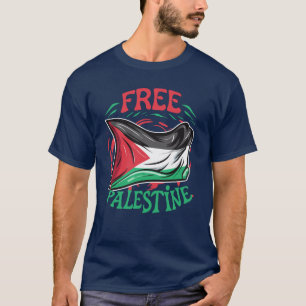 Camiseta Liberdade Palestina Paz Palestina Gaza Jerusalém