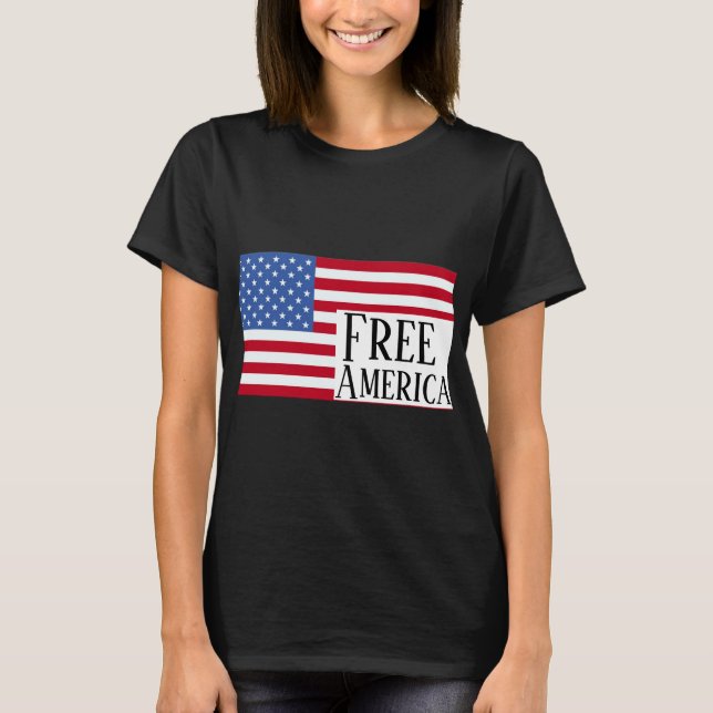 Camiseta Liberdade para a América (Frente)
