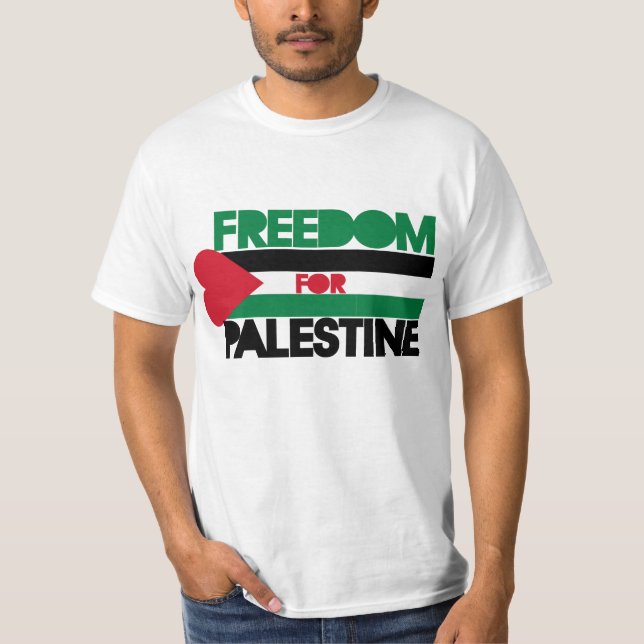 Camiseta Liberdade para a Palestina (Frente)