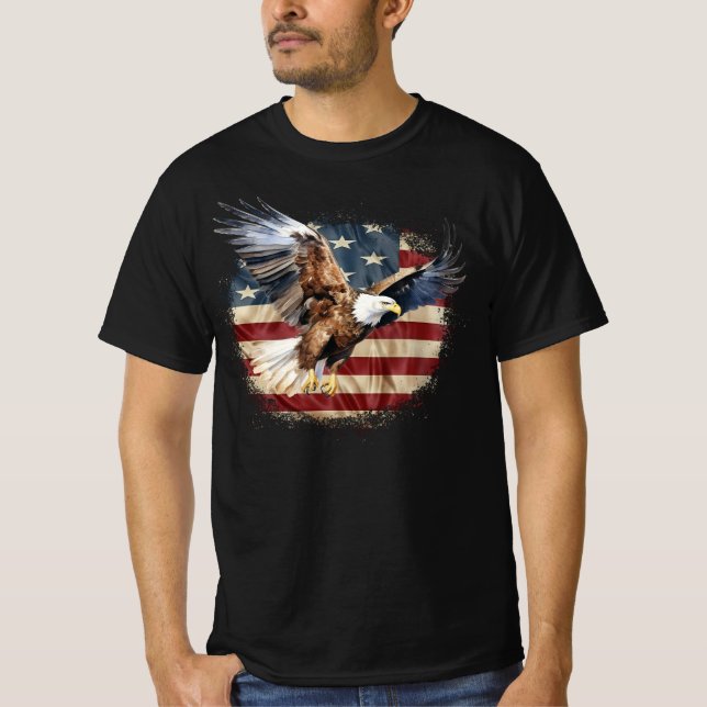 Camiseta Liberdade para Águia Americana (Frente)