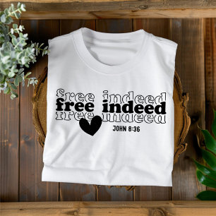 Camiseta Liberdade para as mulheres e crianças cristãs