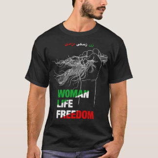 Camiseta Liberdade para as mulheres Irã protestam 11