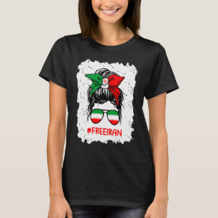Camiseta Liberdade para as mulheres iranianas Liberdade par