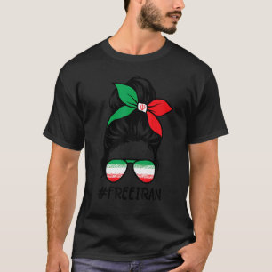 Camiseta Liberdade para as mulheres iranianas Liberdade par