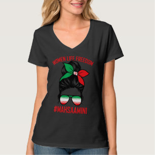 Camiseta Liberdade para as mulheres iranianas Liberdade par