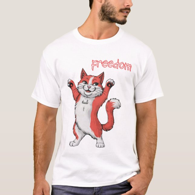 Camiseta Liberdade para Cat (Frente)