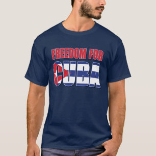 Camiseta Liberdade Para Cuba