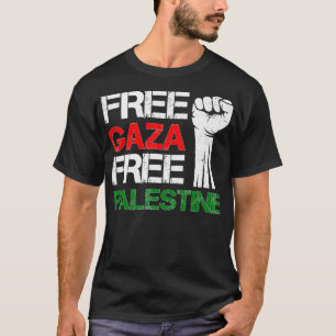 Camiseta Liberdade para Gaza Liberdade para a Palestina