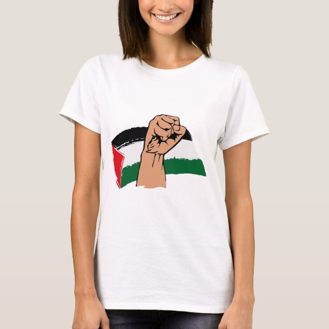 Camiseta Liberdade para Gaza Palestina (Frente)