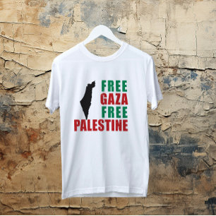 Camiseta Liberdade para Gaza Palestina