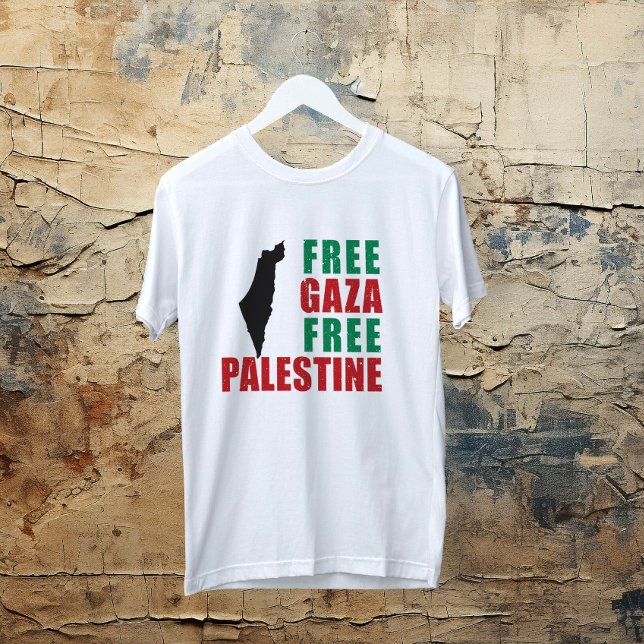 Camiseta Liberdade para Gaza Palestina (Criador carregado)
