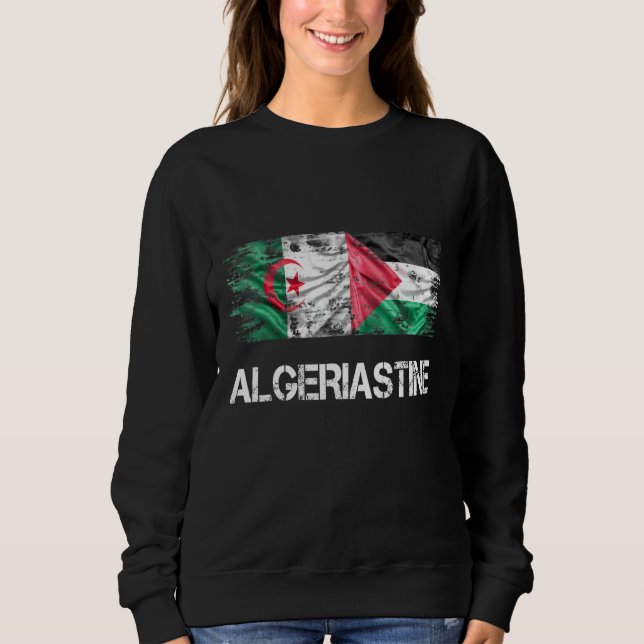 Camiseta Liberdade Para Gaza Palestina Argélia E Palestina  (Frente)