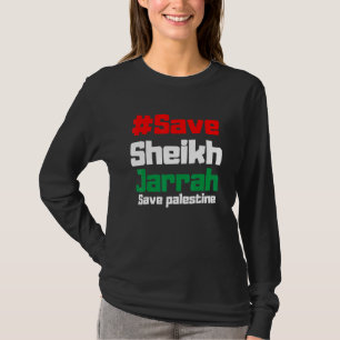 Camiseta Liberdade para Gaza Palestina Sinalizador Árabe