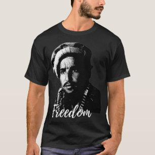 Camiseta Liberdade para o Afeganistão Massoud Afghan De