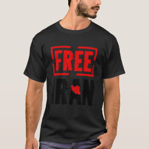 Camiseta Liberdade para o Irã Amor Persa Azadi Quo Iraniano