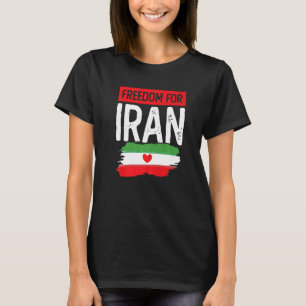 Camiseta Liberdade Para O Irã Liberdade Paz Azadi Persa Q