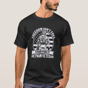 Camiseta Liberdade para os homens não é grátis Eu paguei po