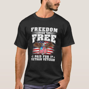 Camiseta Liberdade para os homens não é grátis Eu paguei po